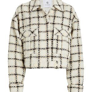 ANINE BING Adriana Plaid Jacket